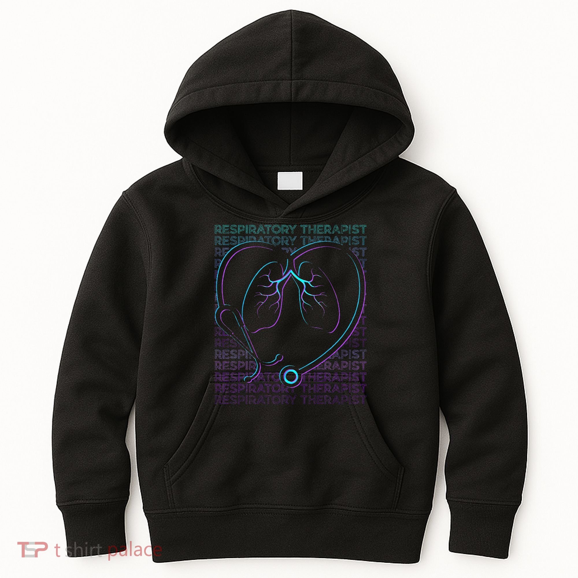 Respiratory Therapist Respiratory Therapy Retro Kids Hoodie