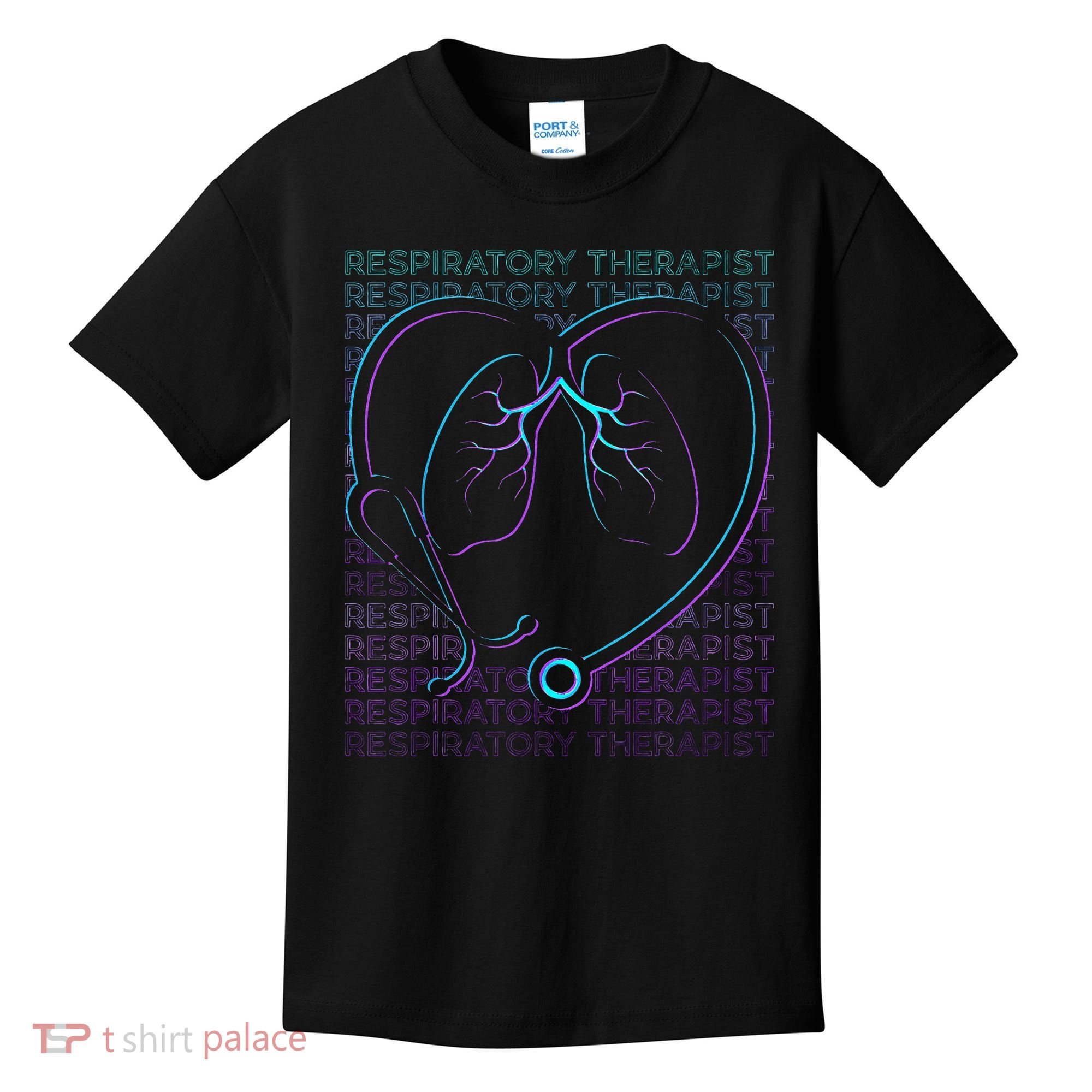 Respiratory Therapist Respiratory Therapy Retro Kids T-Shirt