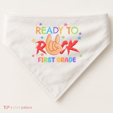 Ready To Rock First Grade USA-Made Doggie Bandana