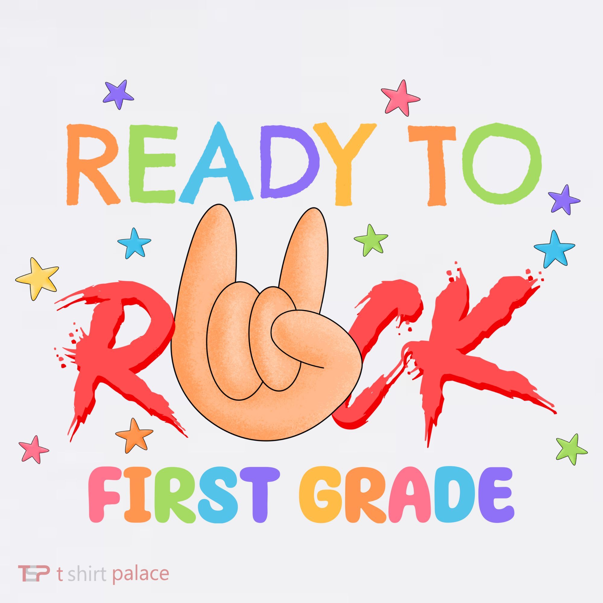 Ready To Rock First Grade Baby Bodysuit