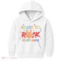 Ready To Rock First Grade Kids Hoodie thumb 0