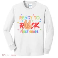 Ready To Rock First Grade Kids Long Sleeve Shirt thumb 0