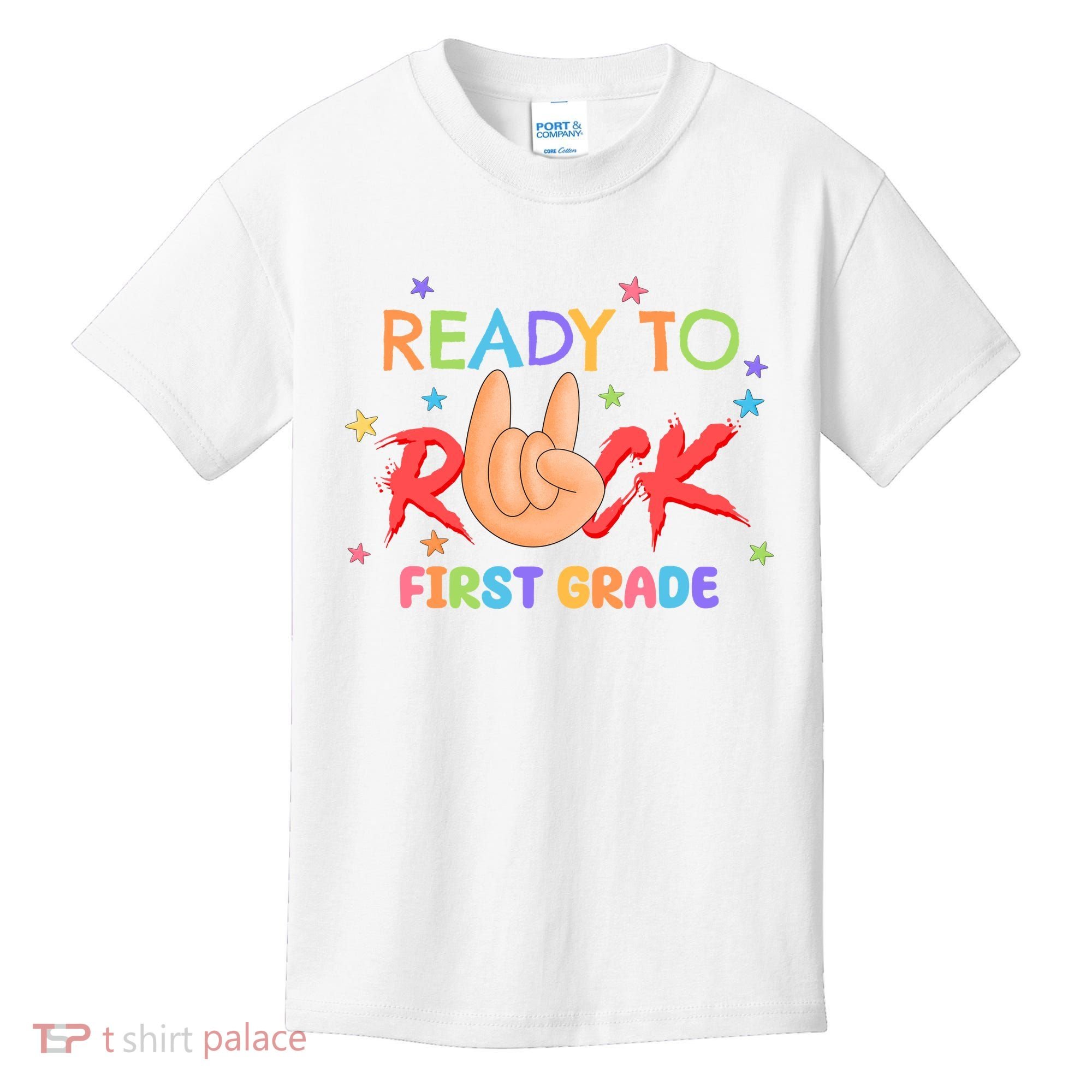 Ready To Rock First Grade Kids T-Shirt