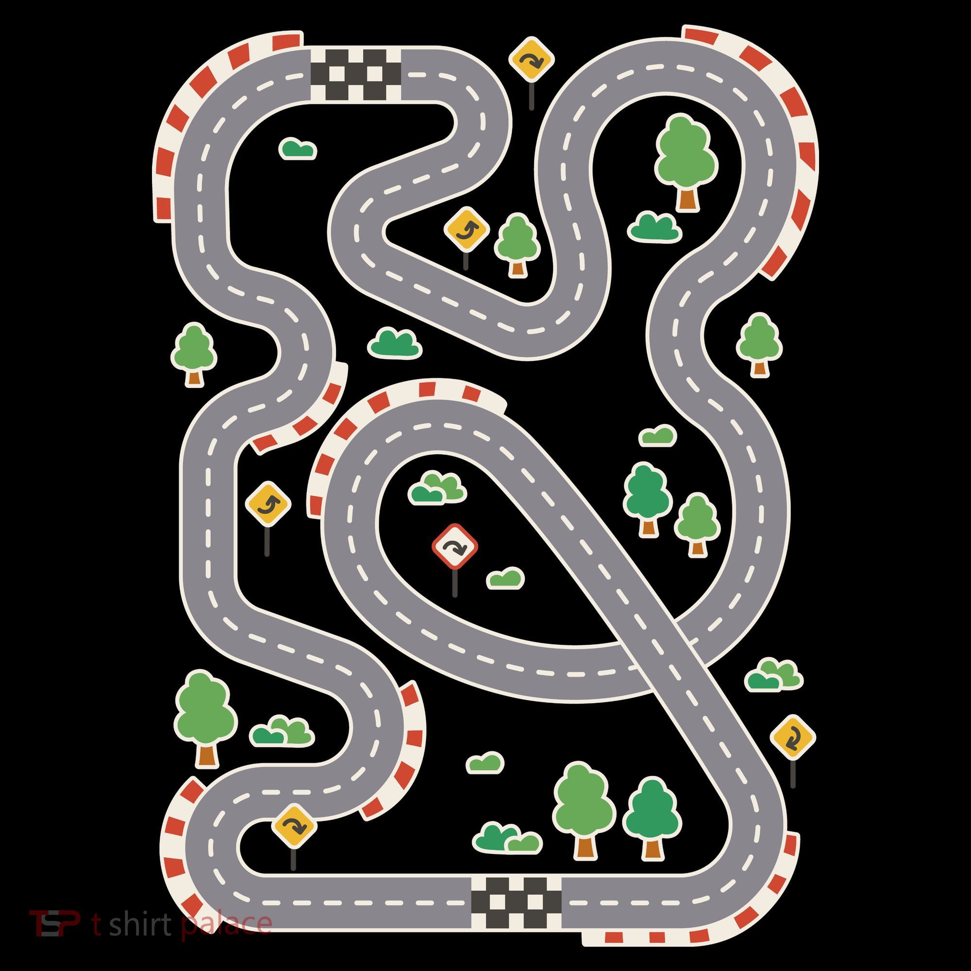 Racing Track Ornament
