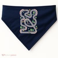Racing Track USA-Made Doggie Bandana thumb 0