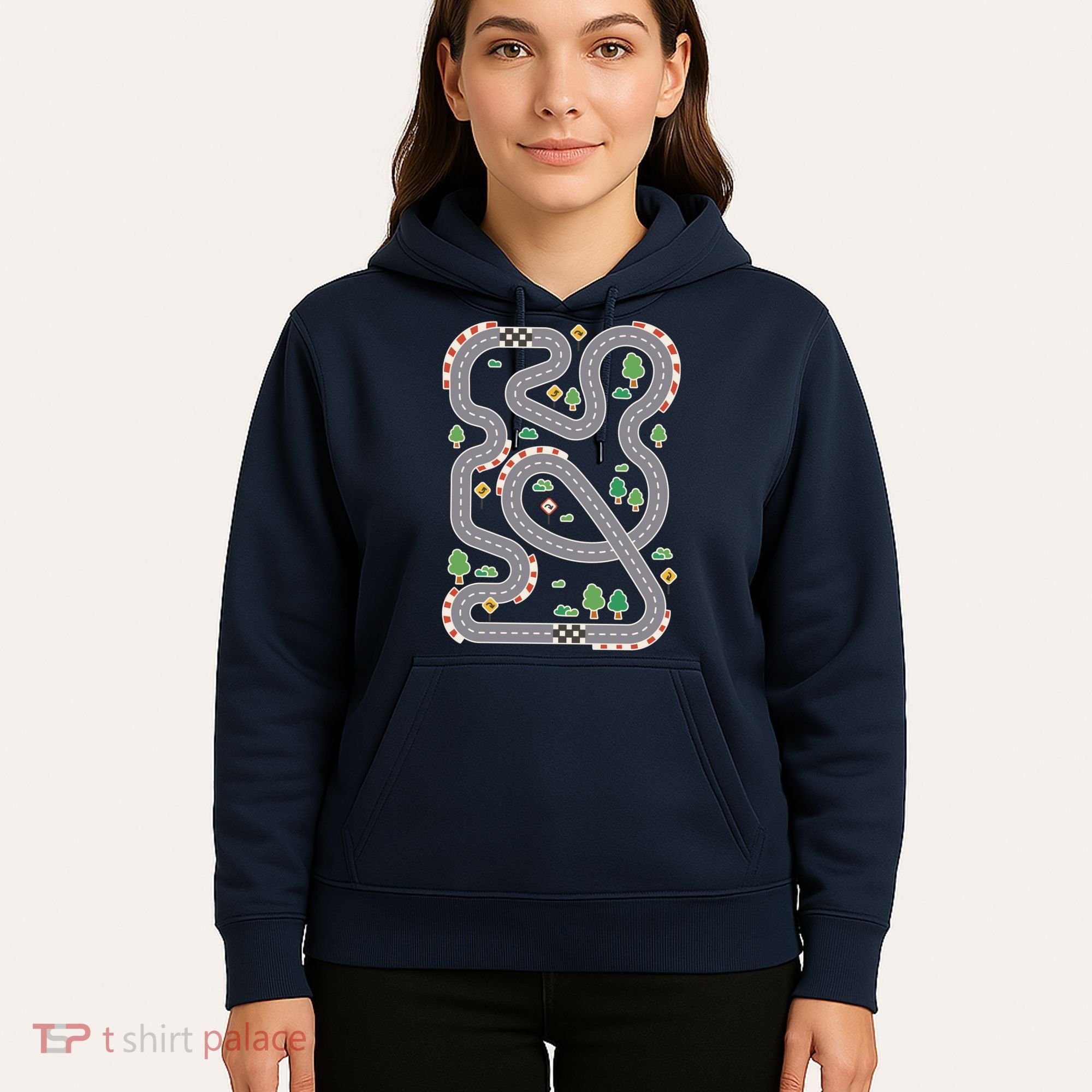 Racing Track Hoodie