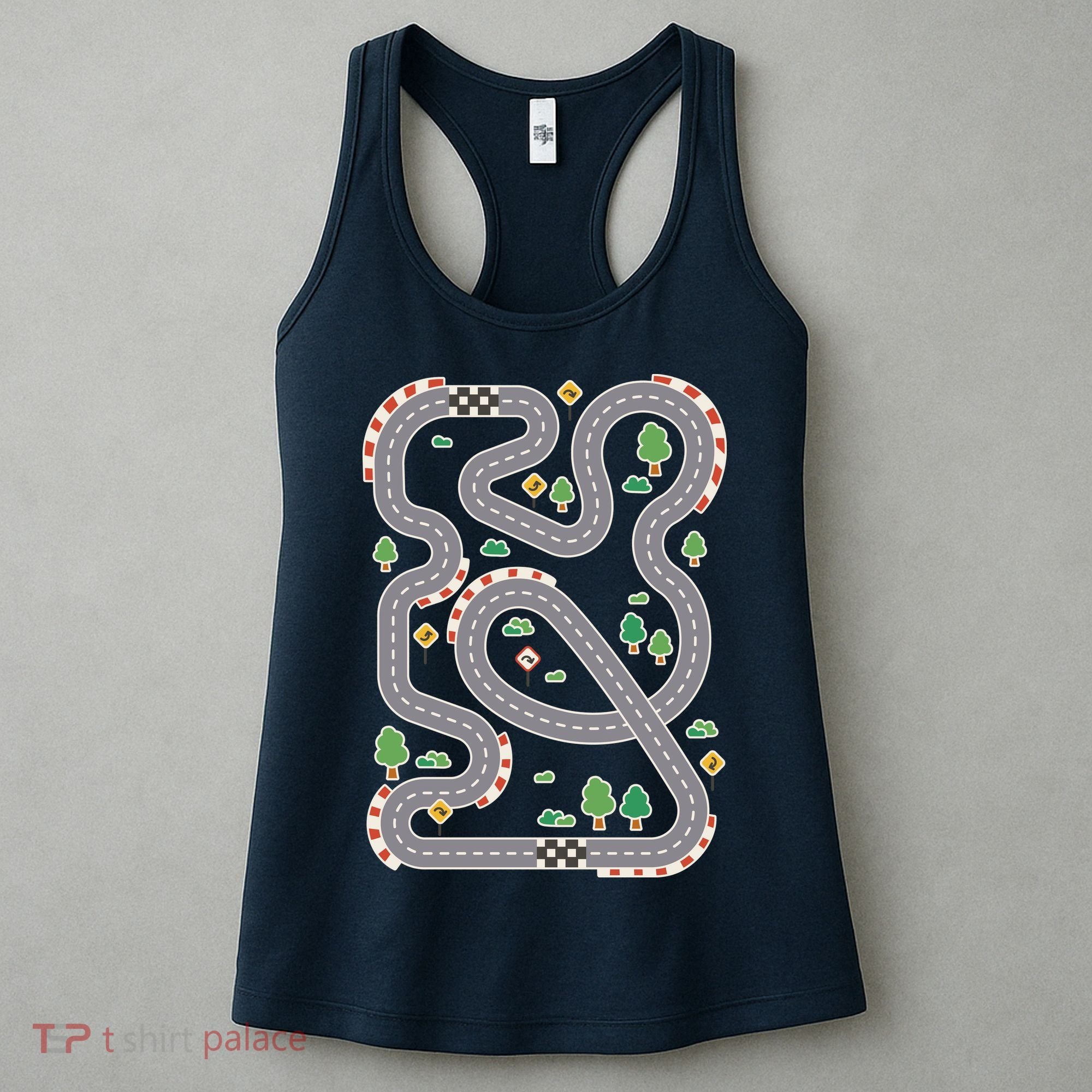 Racing Track Women's Tank Top