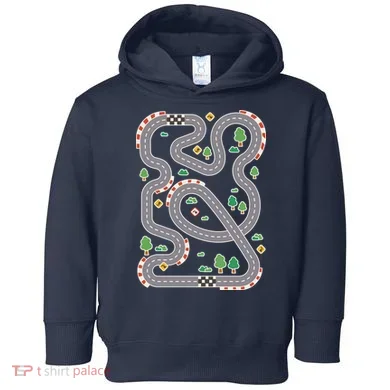 Racing Track Toddler Hoodie
