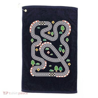 Racing Track Golf Towel
