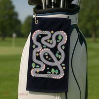 Racing Track Golf Towel thumb 2