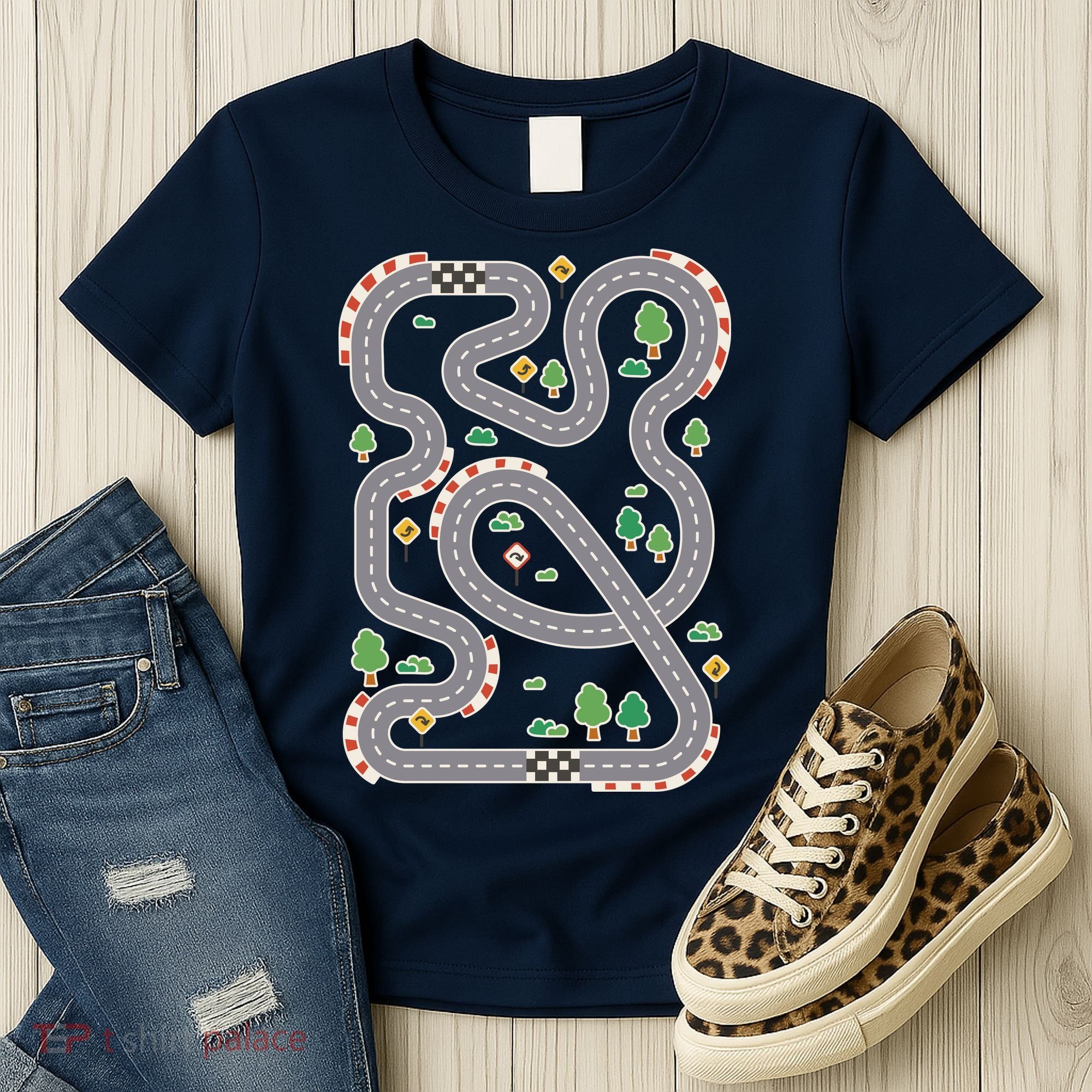 Racing Track Women's T-Shirt