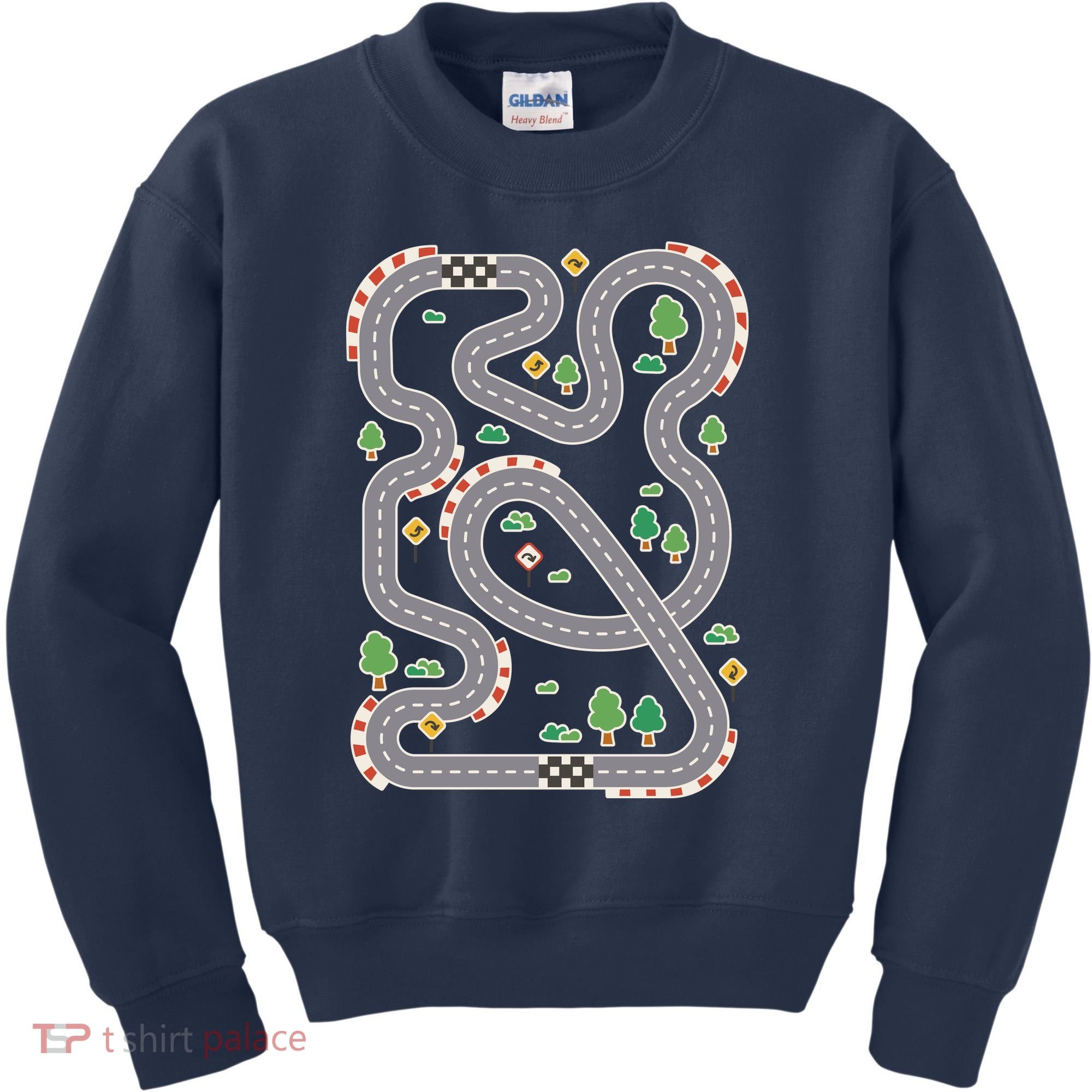 Racing Track Kids Sweatshirt