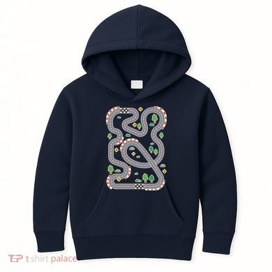 Racing Track Kids Hoodie