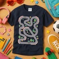 Racing Track Kids T-Shirt thumb 3