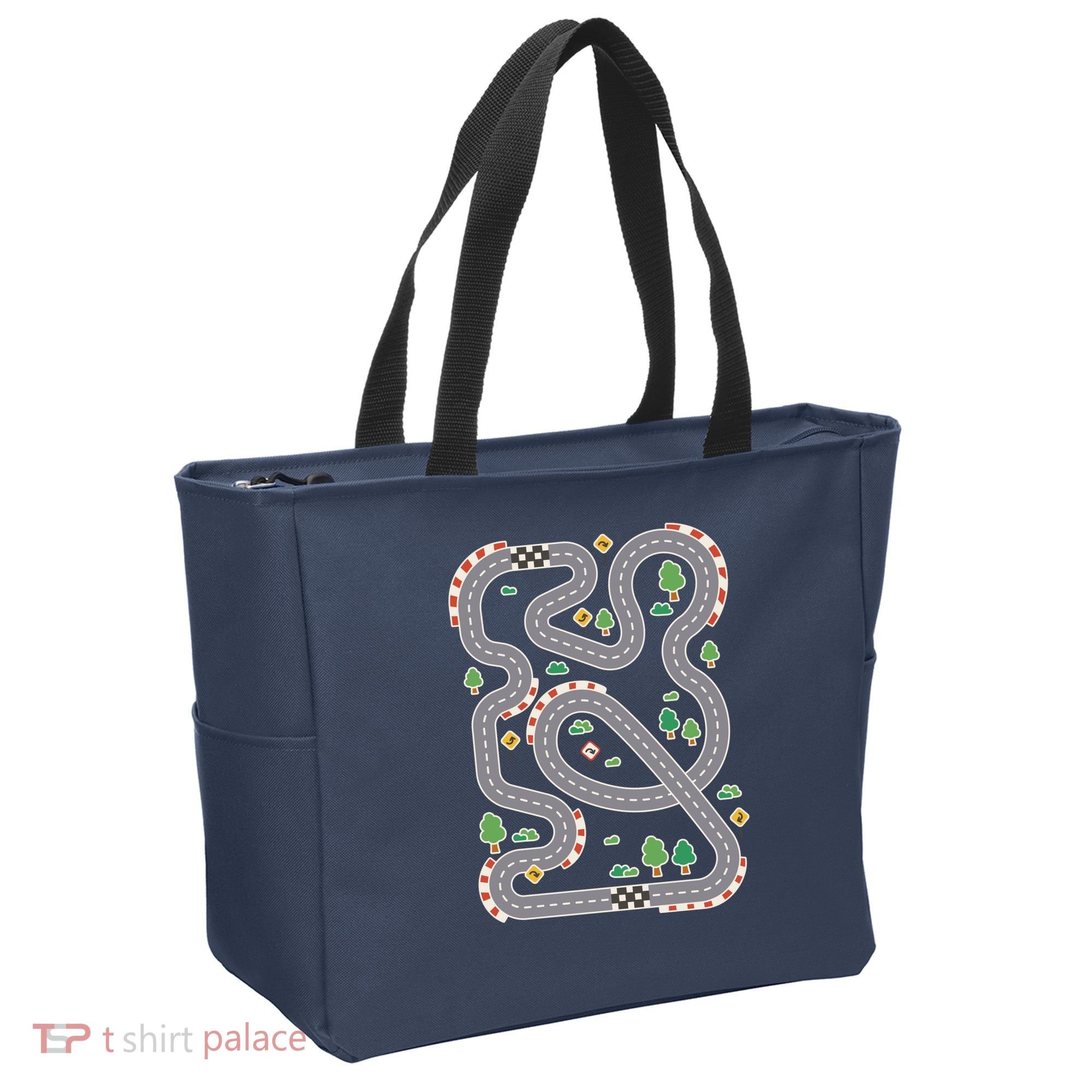 Racing Track Tote Bag
