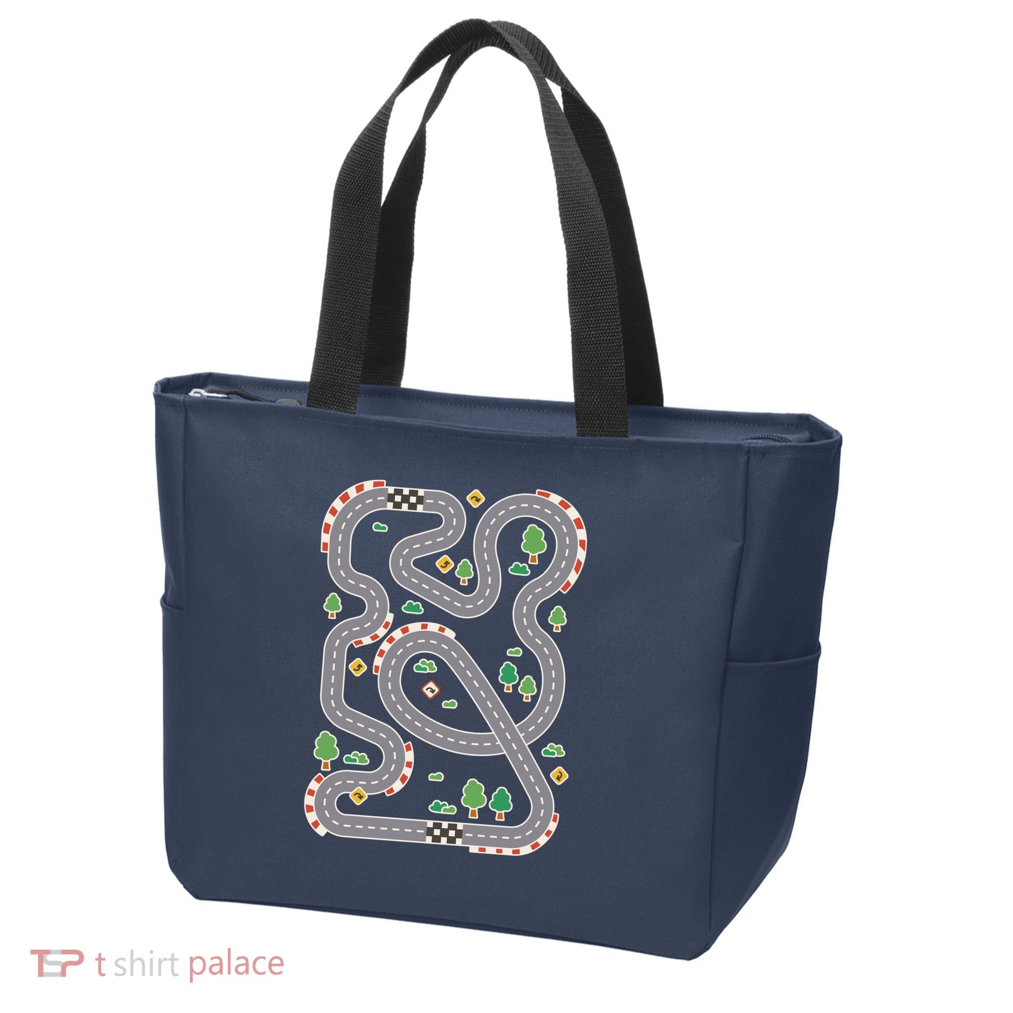 Racing Track Tote Bag