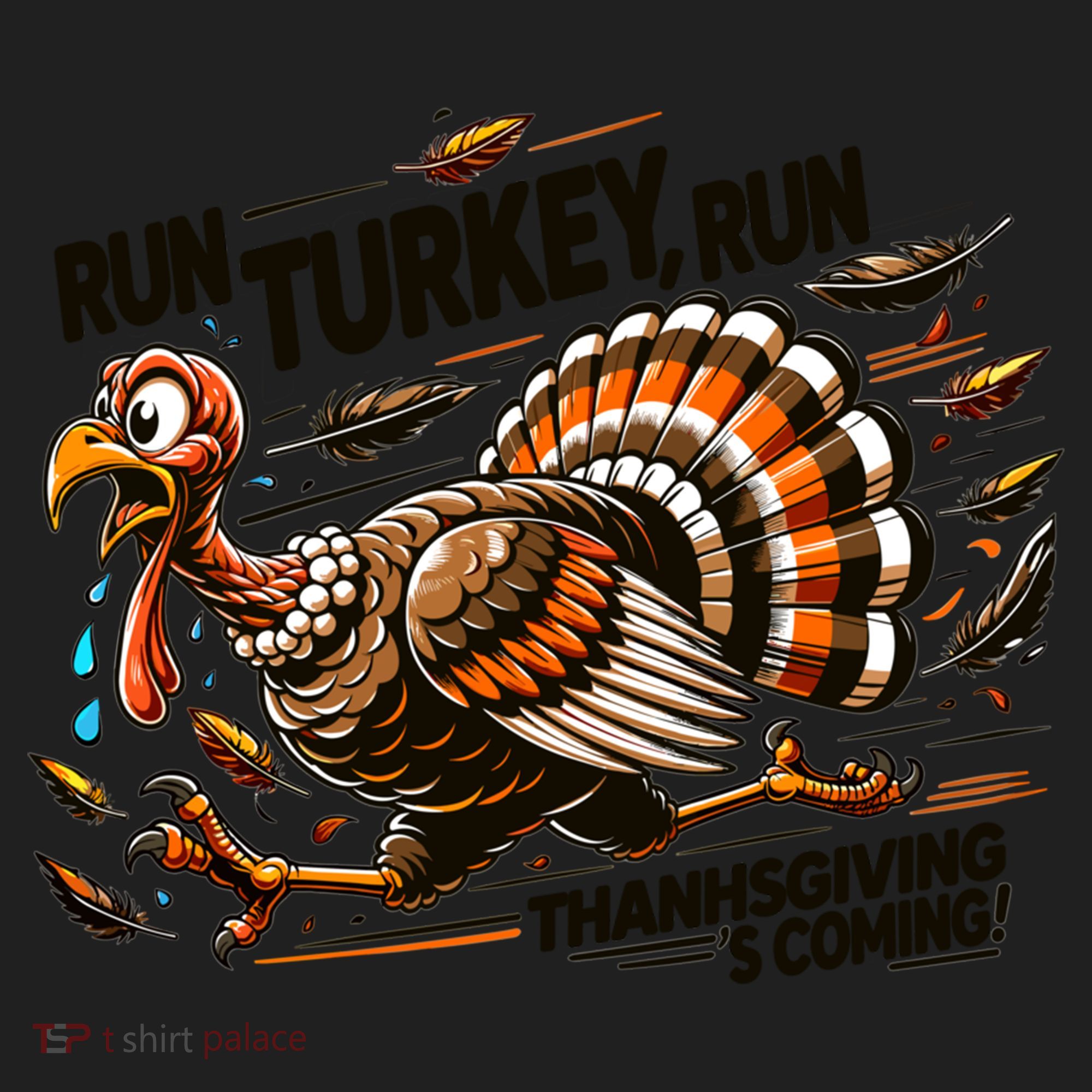 Run Turkey Run! Funny Thanksgiving Escape Running Costume Gift Women's Sweatshirt