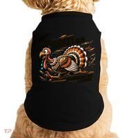 Run Turkey Run! Funny Thanksgiving Escape Running Costume Gift Doggie Tank thumb 0