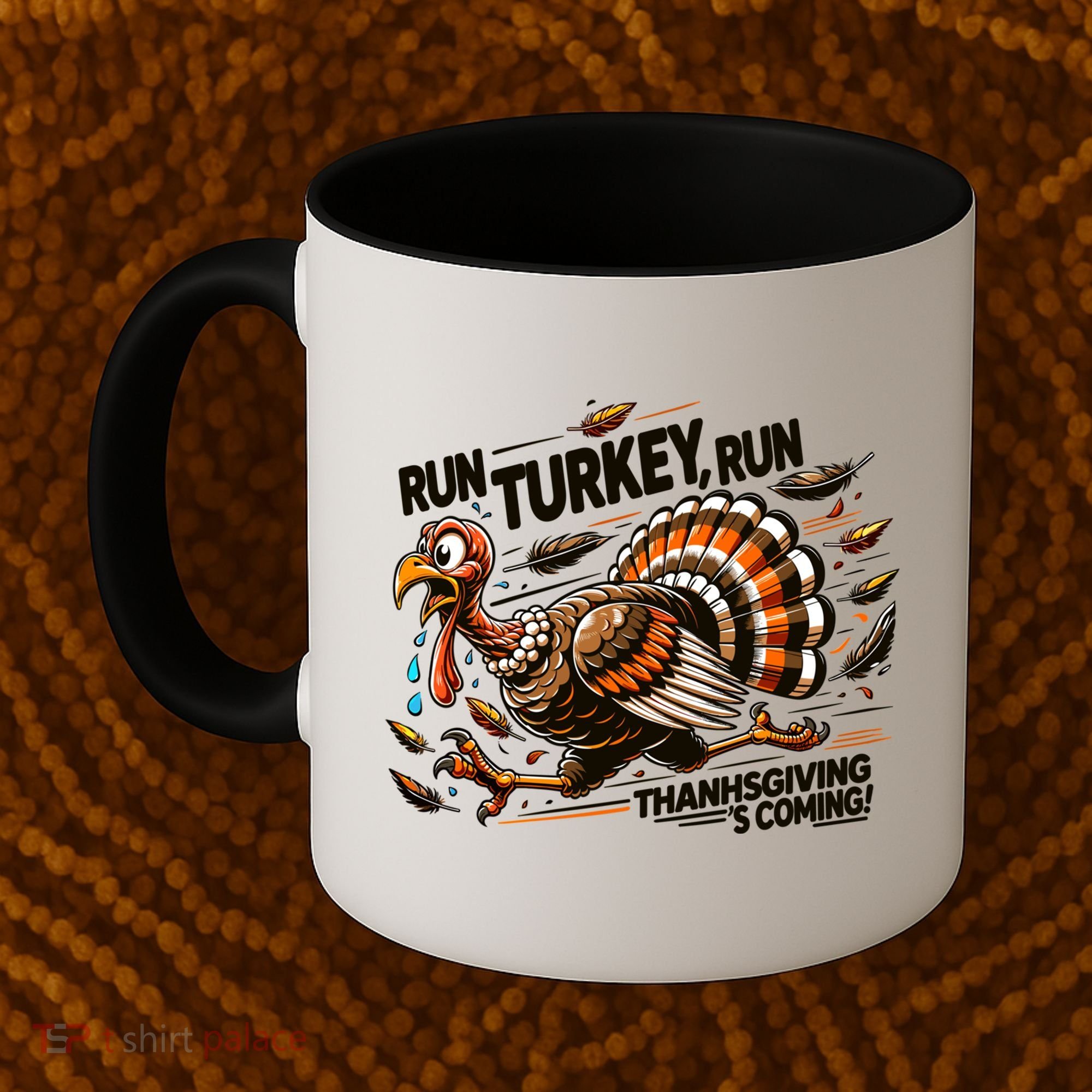 Run Turkey Run! Funny Thanksgiving Escape Running Costume Gift Coffee Mug