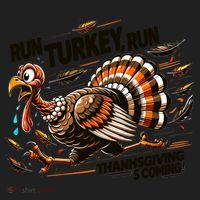 Run Turkey Run! Funny Thanksgiving Escape Running Costume Gift Beanie thumb 2