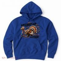 Run Turkey Run! Funny Thanksgiving Escape Running Costume Gift Hoodie thumb 0