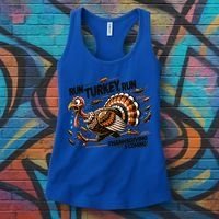 Run Turkey Run! Funny Thanksgiving Escape Running Costume Gift Women's Tank Top thumb 3
