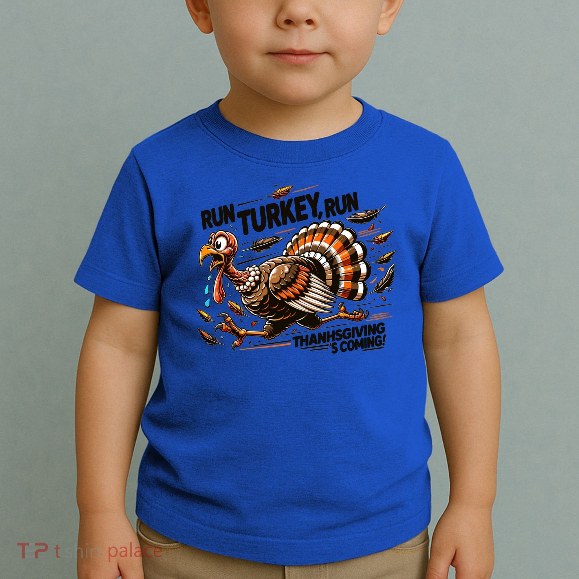 Run Turkey Run! Funny Thanksgiving Escape Running Costume Gift Toddler T-Shirt