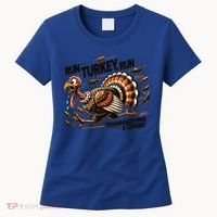 Run Turkey Run! Funny Thanksgiving Escape Running Costume Gift Women's T-Shirt thumb 0