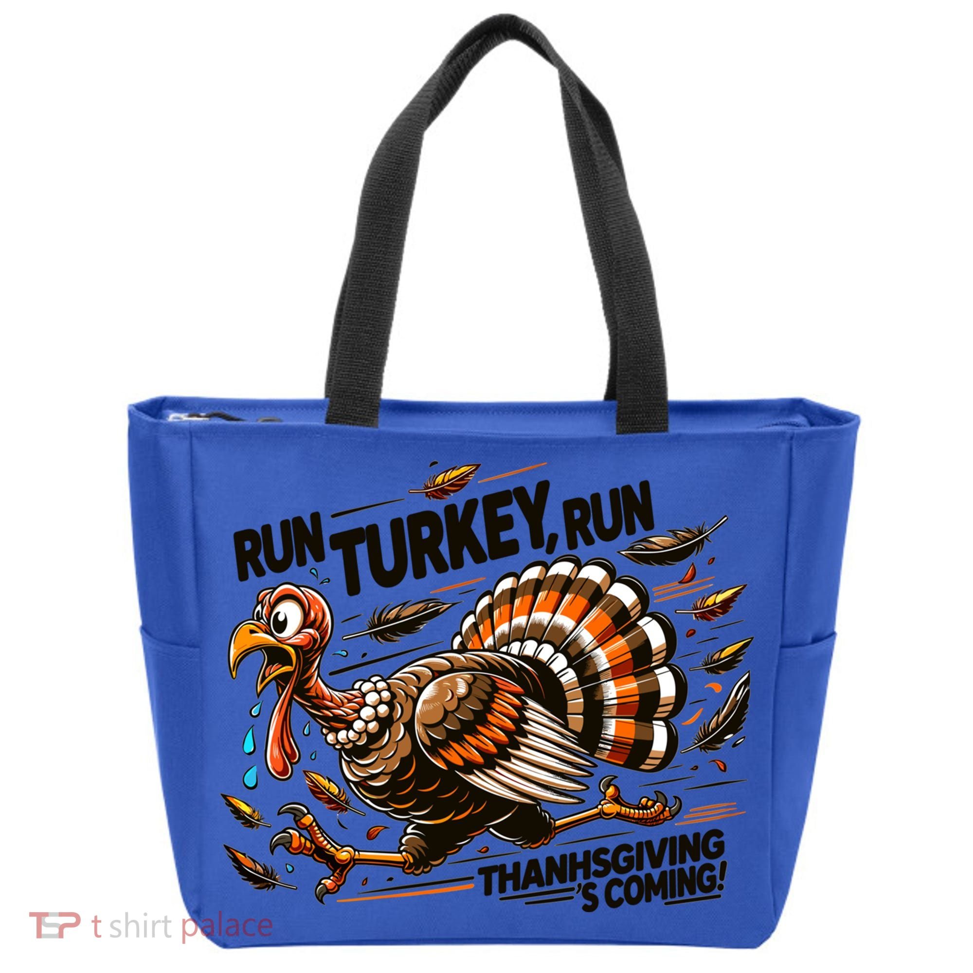 Run Turkey Run! Funny Thanksgiving Escape Running Costume Gift Tote Bag