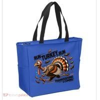 Run Turkey Run! Funny Thanksgiving Escape Running Costume Gift Tote Bag thumb 2