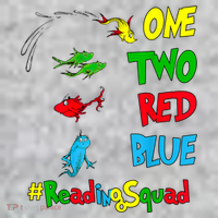 Reading Teacher Squad Oh The Places One Two Red Blue Fish Sweatshirt thumb 2