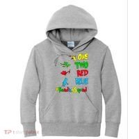 Reading Teacher Squad Oh The Places One Two Red Blue Fish Kids Hoodie thumb 0