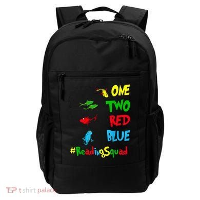 Reading Teacher Squad Oh The Places One Two Red Blue Fish Backpack