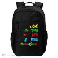 Reading Teacher Squad Oh The Places One Two Red Blue Fish Backpack thumb 0