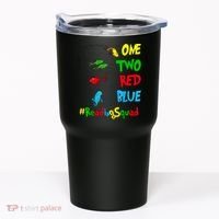 Reading Teacher Squad Oh The Places One Two Red Blue Fish Tumbler thumb 0