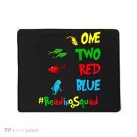 Reading Teacher Squad Oh The Places One Two Red Blue Fish Mousepad thumb 0