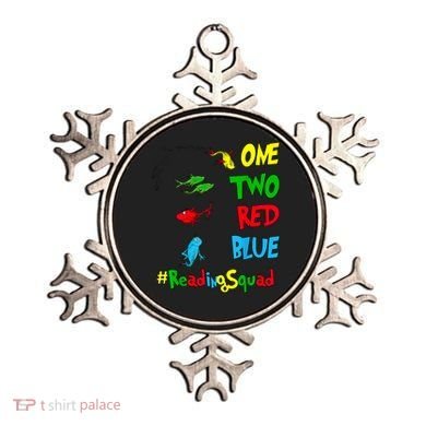 Reading Teacher Squad Oh The Places One Two Red Blue Fish Ornament