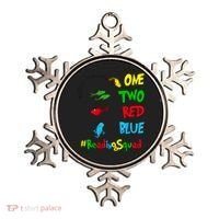 Reading Teacher Squad Oh The Places One Two Red Blue Fish Ornament thumb 0