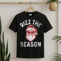 Rizz The Season Funny Christmas Santa Claus Rizzler T-Shirt thumb 2