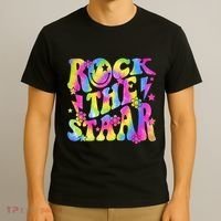 Rock The Staar Rock The Test Test Day Teachers Motivational T-Shirt thumb 3