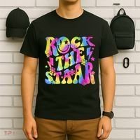 Rock The Staar Rock The Test Test Day Teachers Motivational T-Shirt thumb 6