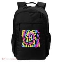Rock The Staar Rock The Test Test Day Teachers Motivational Backpack thumb 0