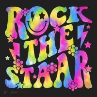 Rock The Staar Rock The Test Test Day Teachers Motivational Beanie thumb 2