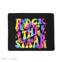 Rock The Staar Rock The Test Test Day Teachers Motivational Mousepad thumb 0