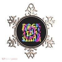 Rock The Staar Rock The Test Test Day Teachers Motivational Ornament thumb 0