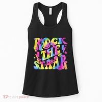 Rock The Staar Rock The Test Test Day Teachers Motivational Women's Tank Top thumb 0