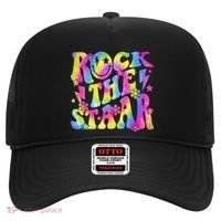 Rock The Staar Rock The Test Test Day Teachers Motivational Hat thumb 0