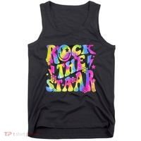 Rock The Staar Rock The Test Test Day Teachers Motivational Tank Top thumb 0