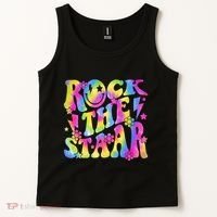 Rock The Staar Rock The Test Test Day Teachers Motivational Tank Top thumb 2