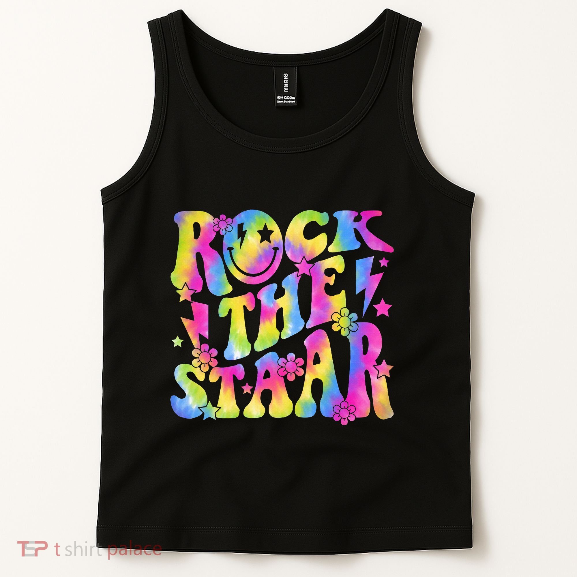 Rock The Staar Rock The Test Test Day Teachers Motivational Tank Top